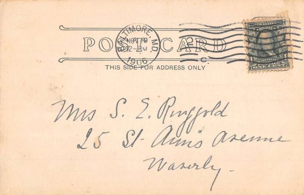 Baltimore Maryland Post Office Birdseye View Antique Postcard K97948 - Image 2