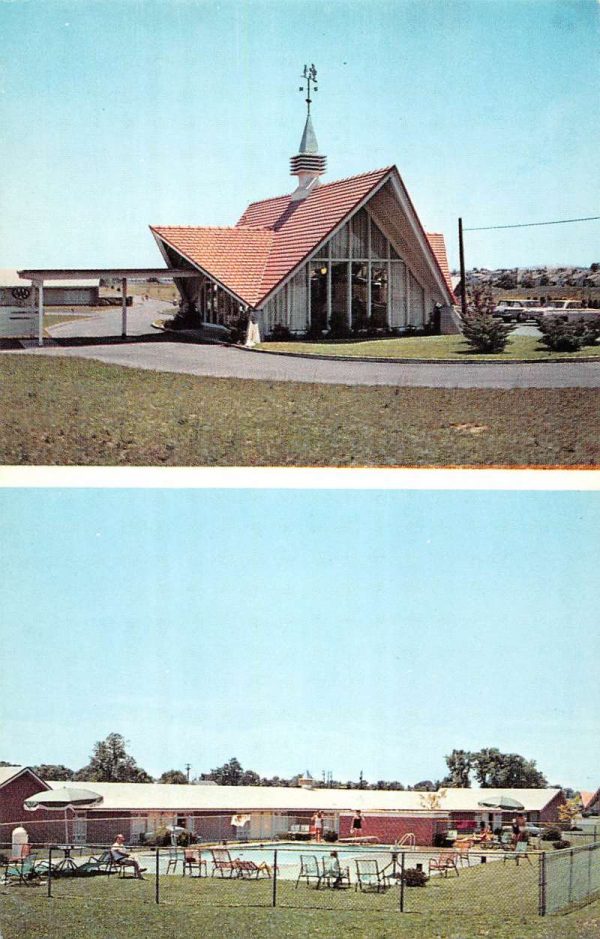 Bethlehem Pennsylvania Howard Johnsons Motor Lodge Vintage Postcard K98010