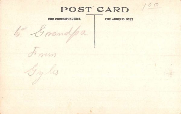 Huntington Center Vermont Christmas Greeting Child Snow Scene Postcard K98055 - Image 2