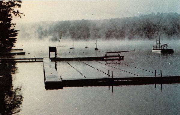 Ely Vermont YMCA Camp Billings Waterfront Vintage Postcard K98061