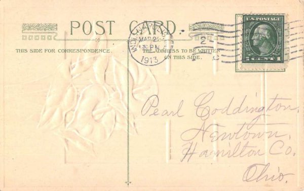 Group Of 4 Happy Easter Cross Flower Winsch Antique Postcards K98167 - Image 8