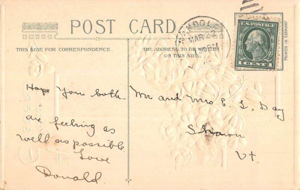 Group Of 4 Easter Greetings Cross Flower Winsch Antique Postcards K98168 - Image 2