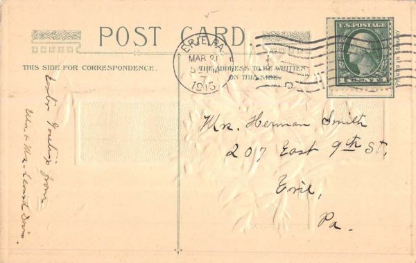 Group Of 4 Easter Greetings Cross Flower Winsch Antique Postcards K98168 - Image 6