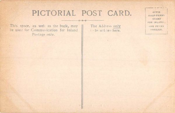 Evesham England UK Old Booth Hall Street View Antique Postcard K98280 - Image 2