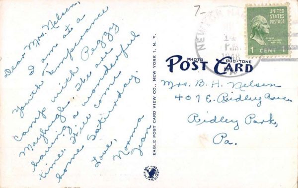 Newton Hamilton Pennsylvania Camp Hotel Street View Antique Postcard K98384 - Image 2