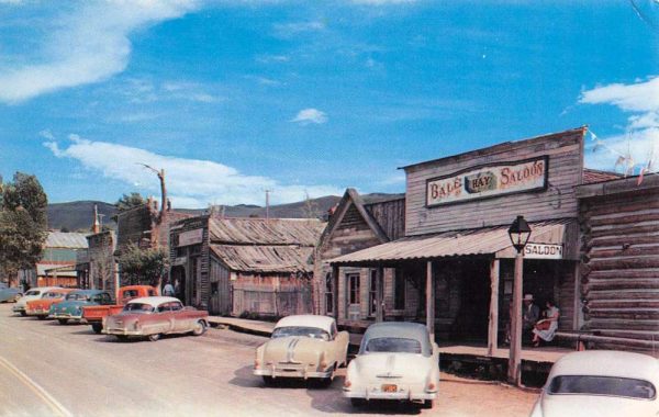 Virginia City Montana Wallace Street Scene Saloon Vintage Postcard K98434