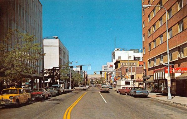 Billings Montana North Broadway Magic City Vintage Postcard K98459