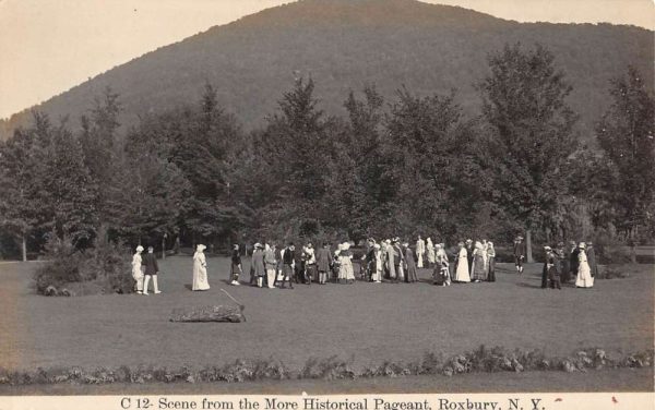 Roxbury New York Costume Pageant Real Photo Antique Postcard K98486
