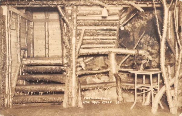 Rochester Vermont Long Trail Cozy Corner Real Photo Antique Postcard K98539