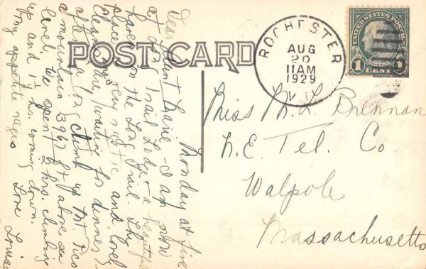 Rochester Vermont Long Trail Cozy Corner Real Photo Antique Postcard K98539 - Image 2