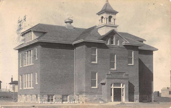 McLusky Maryland School House Real Photo Antique Postcard K98605
