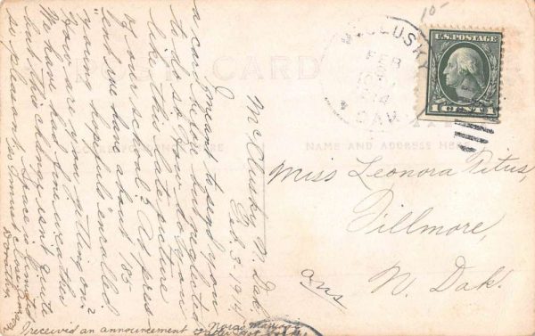 McLusky Maryland School House Real Photo Antique Postcard K98605 - Image 2