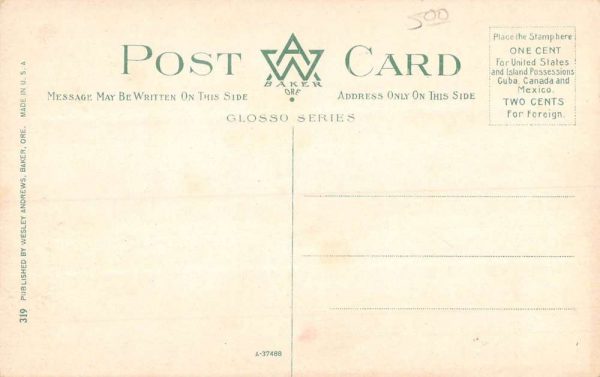 Twin Falls Idaho Main Street By Night Historic Bldgs Antique Postcard K98628 - Image 2