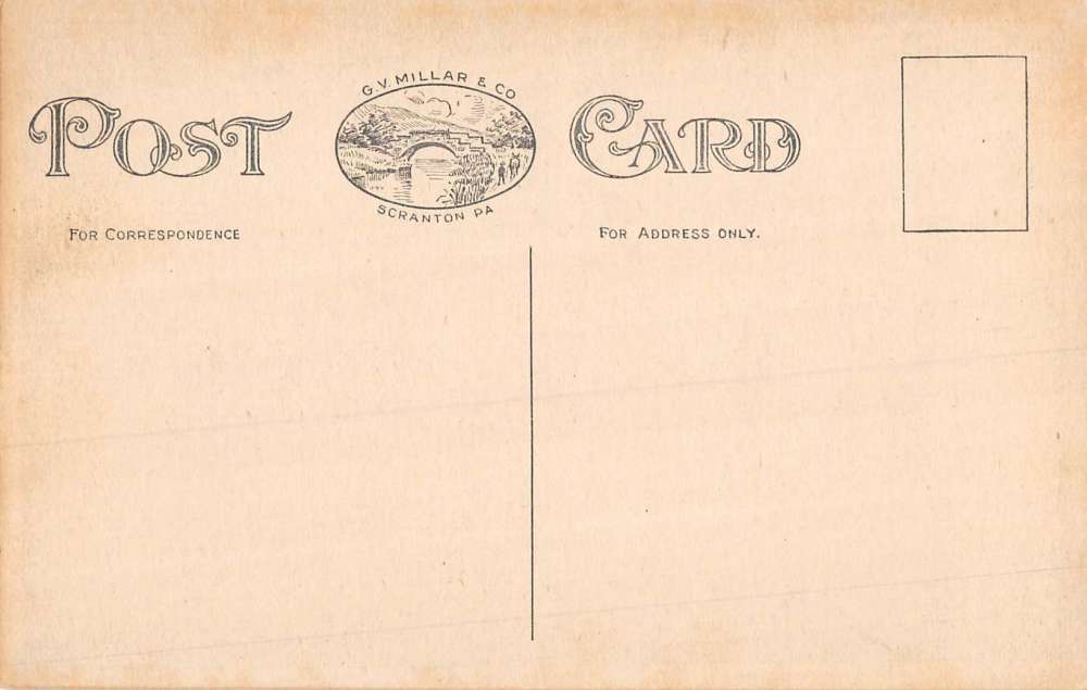 Milford Pennsylvania Birdseye View Of City Antique Postcard K98683 - Image 2