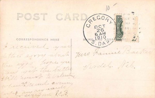 Hot Springs South Dakota Sisters Hospital Real Photo Antique Postcard K98727 - Image 2