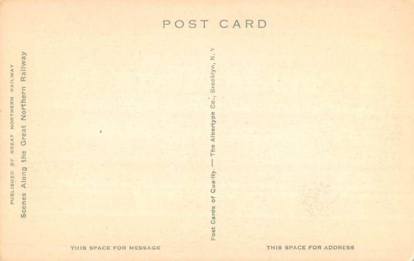 Verendrye North Dakota Thompson Monument Street View Antique Postcard K98756 - Image 2