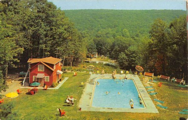 Canandensis Pennsylvania Hillside Lodge And Cottages Vintage Postcard K98786