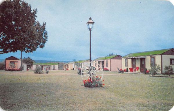 Harborcreek Pennsylvania Rainbow Motor Court Vintage Postcard K98790