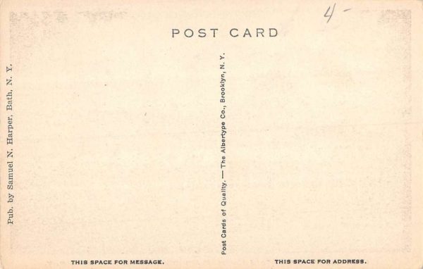 Bath New York State Soldiers Sailors Home Hospital Antique Postcard K98903 - Image 2