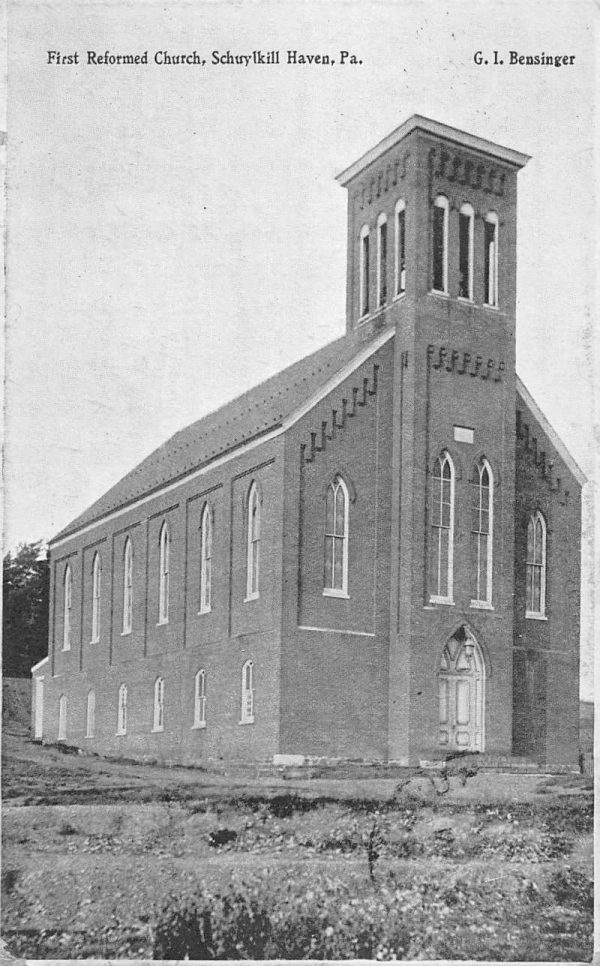 Schuylkill Haven Pennsylvania First Reformed Church Antique Postcard K98947