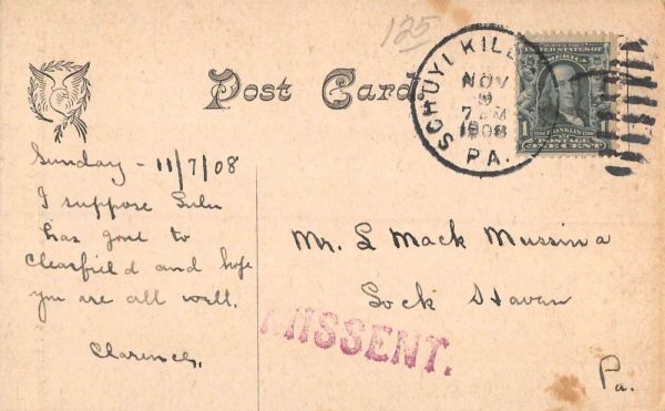 Schuylkill Haven Pennsylvania First Reformed Church Antique Postcard K98947 - Image 2