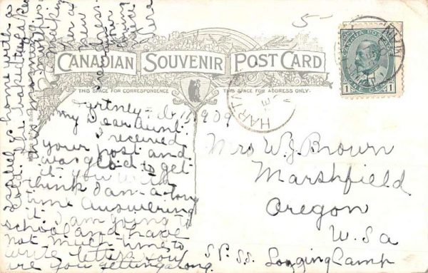 Port Stanley Ontario Canada Hill Crest Scenic View Antique Postcard K99069 - Image 2