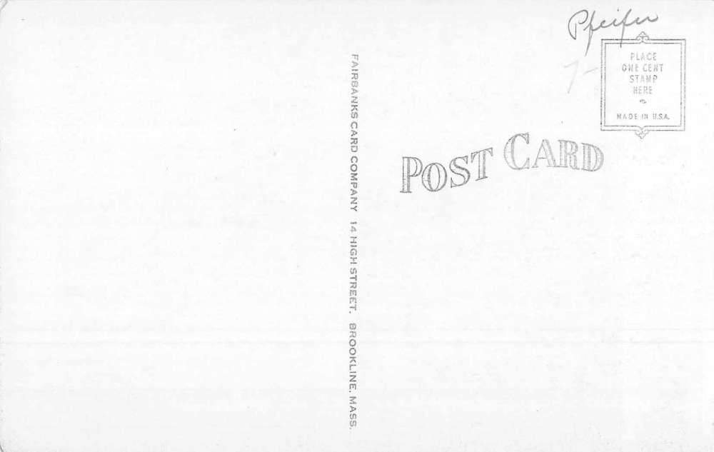 Brookville Pennsylvania Immaculate Conception Catholic Church vintage pc Z49157 - Image 2