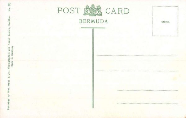 St Georges Bermuda St Peters Oldest Church Street View Antique Postcard K99093 - Image 2