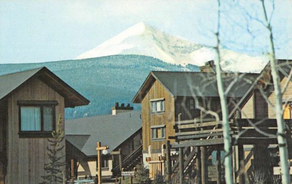 Big Sky Montana Meadow Village Street View Vintage Postcard K99151
