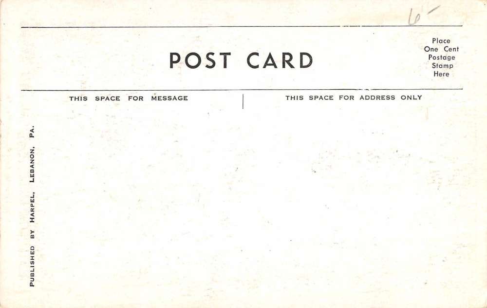 Annville Pennsylvania First Lutheran Church Street View Antique