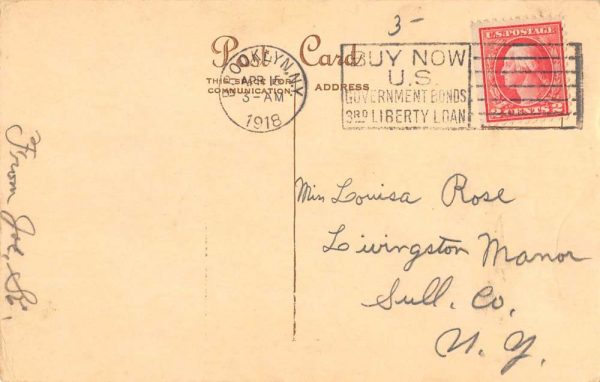 Camp Upton New York Military Police Lineup Antique Postcard K99411 - Image 2