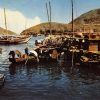 Aberdeen Hong Kong China Fishing Boat Harbor Vintage Postcard K99804