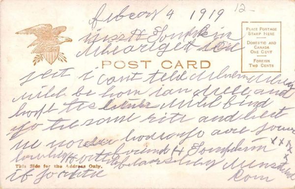 Winsted Connecticut City Scene Multiview Greeting Antique Postcard K100109 - Image 2