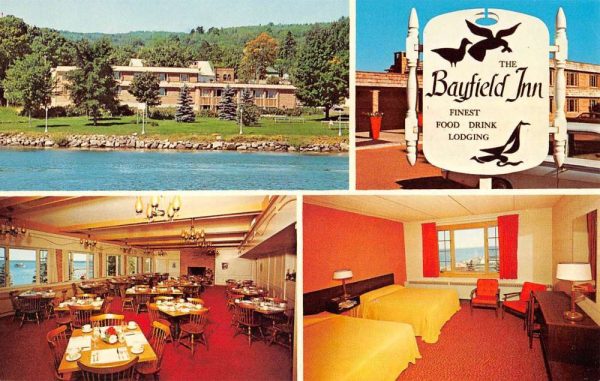 Bayfield Wisconsin Inn Multiview Vintage Postcard K100135