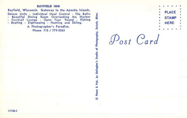 Bayfield Wisconsin Inn Multiview Vintage Postcard K100135 - Image 2