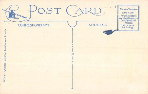 Eden Wisconsin Scenic Street View Greeting Antique Postcard K100146 - Image 2