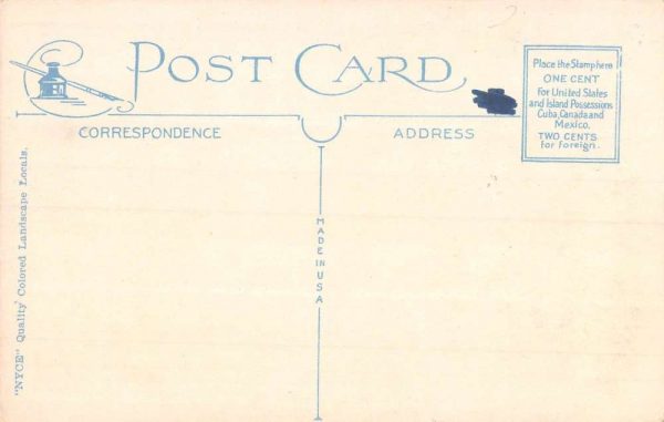 Eden Wisconsin Early Auto Street View Greeting Antique Postcard K100147 - Image 2