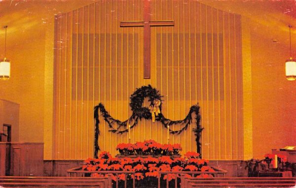 Covington Virginia Granbery Memorial Church Interior Vintage Postcard K100187
