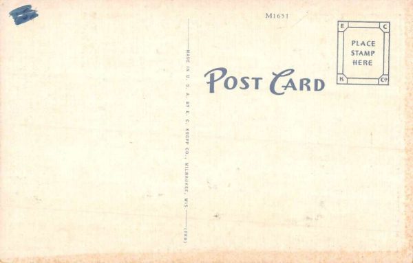 Lancaster Wisconsin Klondike Springs Water Works Antique Postcard K100217 - Image 2