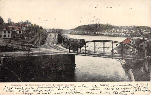 Danielson Connecticut Shetucket And Thames River Antique Postcard K100221
