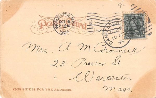 Danielson Connecticut Shetucket And Thames River Antique Postcard K100221 - Image 2
