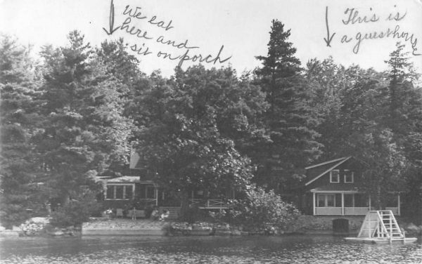 Wolfeboro New Hampshire Scenic Waterfront Real Photo Antique Postcard K100284