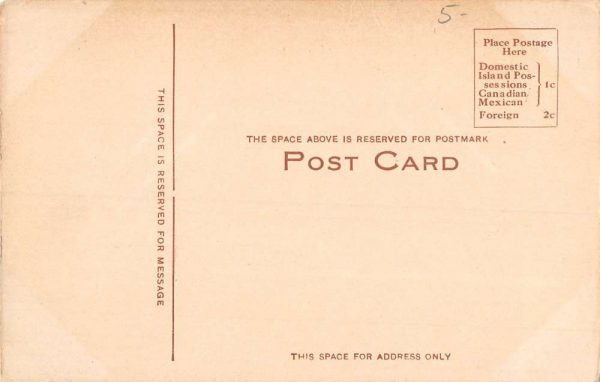 Wittenberg Wisconsin Academy Hill Street View Antique Postcard K100297 - Image 2