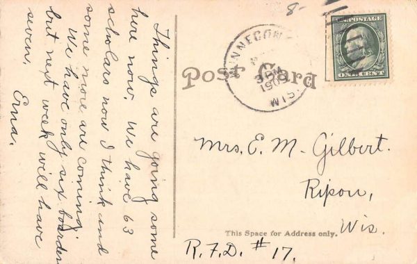 Winneconne Wisconsin Wolf River Waterfront Antique Postcard K100436 - Image 2