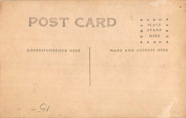 Hatfield Wisconsin Man On Pipes Real Photo Antique Postcard K100464 - Image 2