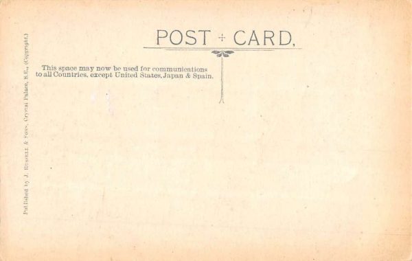 London England UK Crystal Palace Fairy Archipelago Real Photo Postcard K100466 - Image 2