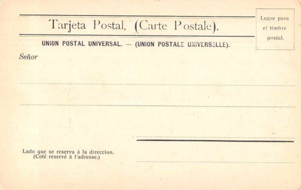 Saltillo Mexico Plaza Principal Scenic View Antique Postcard J78130 - Image 2