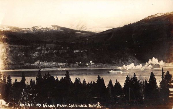 Salem Oregon Mt Adams Real Photo Antique Postcard K100502