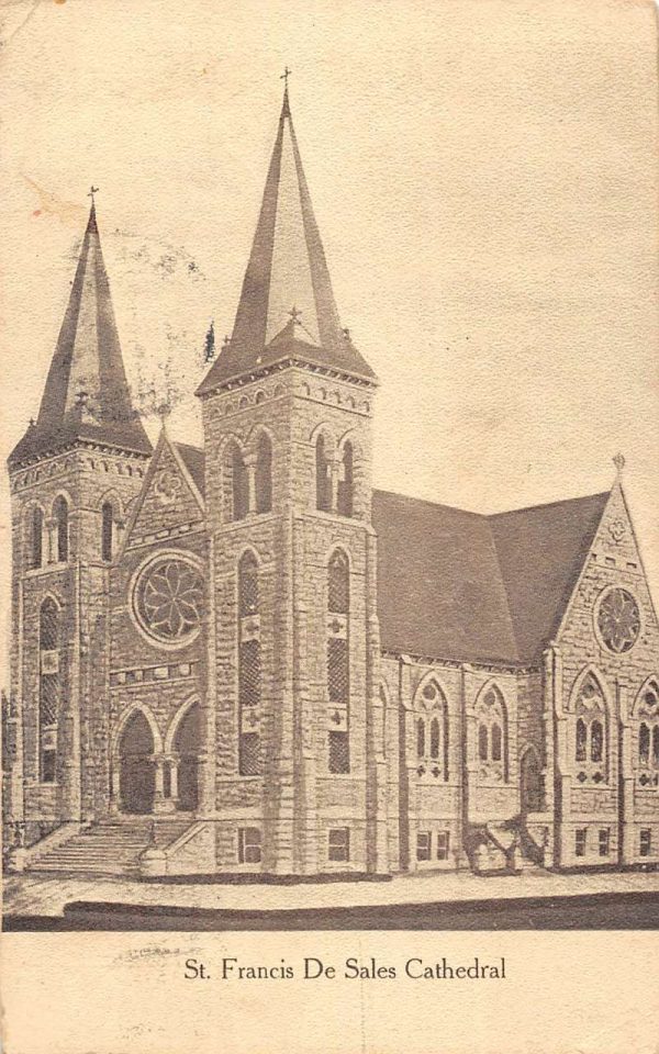 Baker City Oregon St Francis De Sales Cathedral Antique Postcard K100505