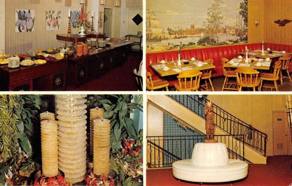 Weyauwega Wisconsin Hotel Multiview Vintage Postcard K100536